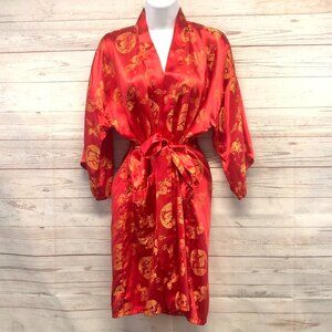 Golden Dragon Rayon Kimono Robe